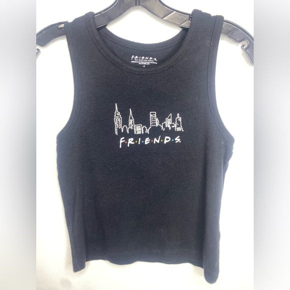 FRIENDS Tops - FRIENDS Black Skyline Kids Tank Top